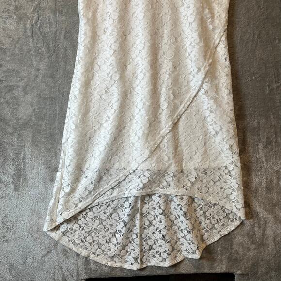 Ariat Women’s White Lace Hi Low Dress Size Small - Picture 3 of 10